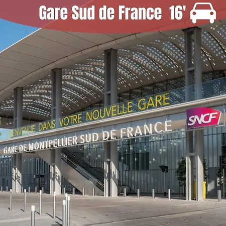 New - Cosy - Plages à 5min - Parking Privé - Wifi - Commerces Au Pied Du Bâtiment *