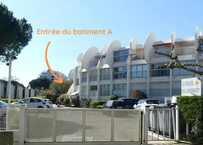 New - Cosy - Plages à 5min - Parking Privé - Wifi - Commerces Au Pied Du Bâtiment Apartamento