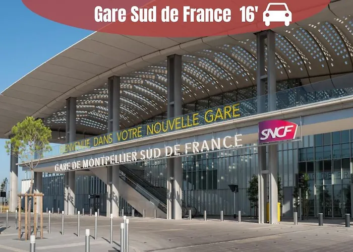 New - Cosy - Plages à 5min - Parking Privé - Wifi - Commerces Au Pied Du Bâtiment *