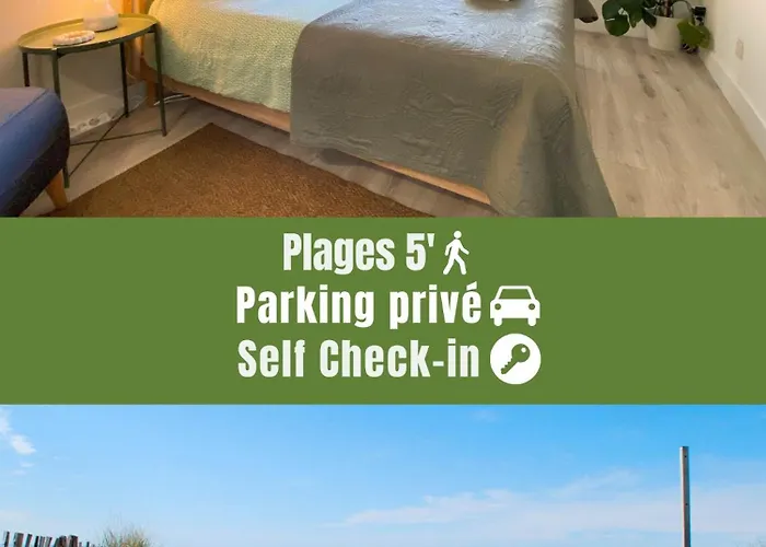 New - Cosy - Plages à 5min - Parking Privé - Wifi - Commerces Au Pied Du Bâtiment * La Grande-Motte
