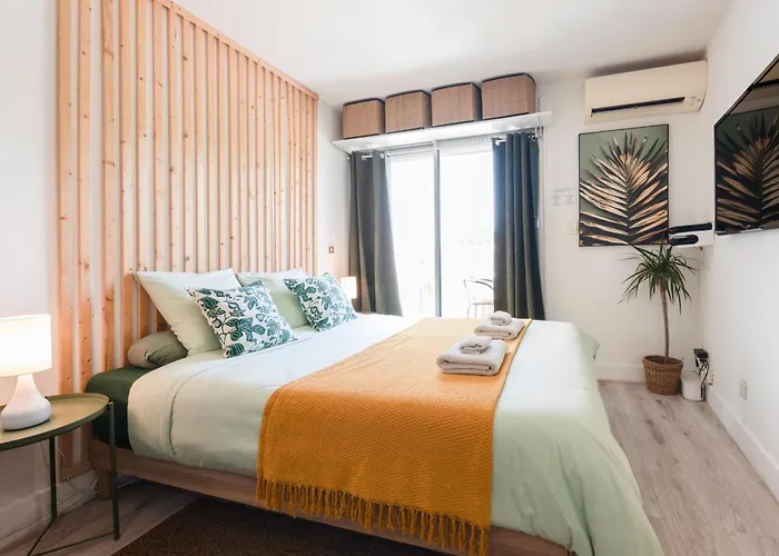 New - Cosy - Plages à 5min - Parking Privé - Wifi - Commerces Au Pied Du Bâtiment Apartamento
